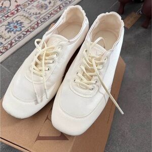Stylish Cream Women's Sneakers